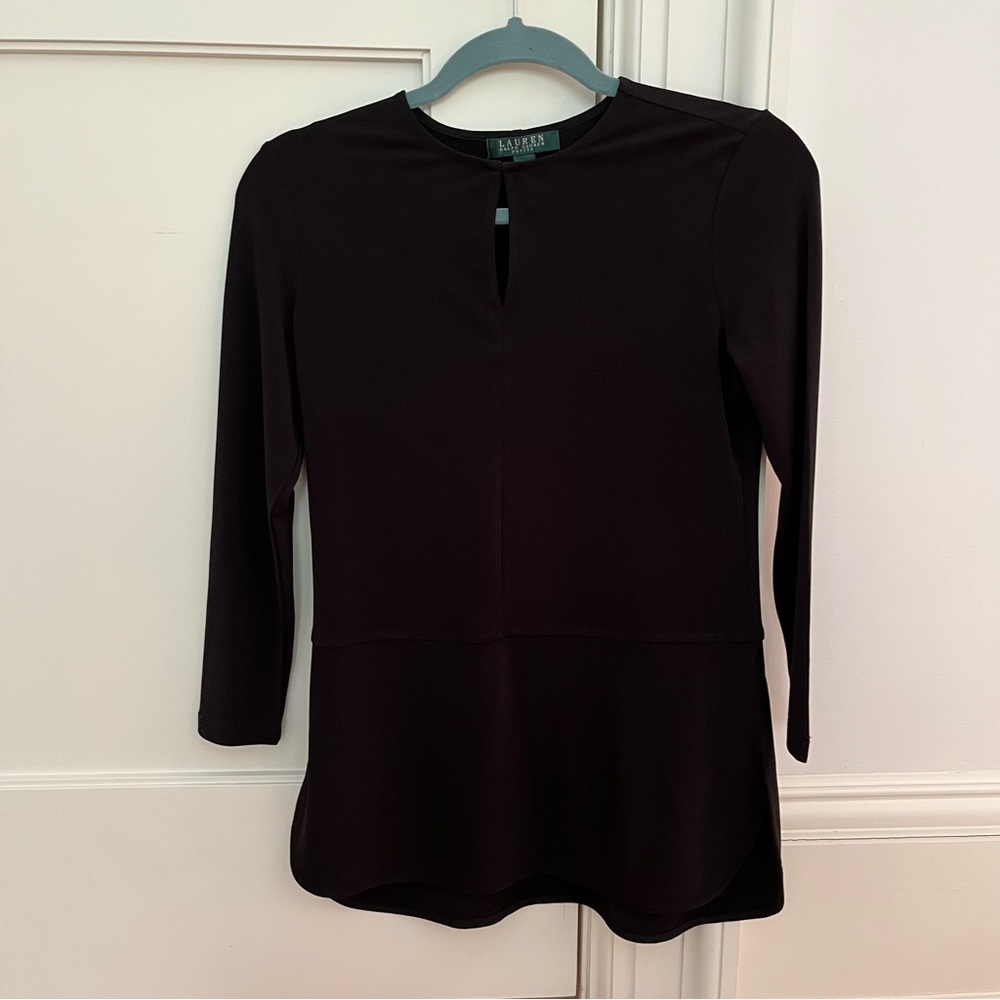 Ralph Lauren green label black long sleeve size xs